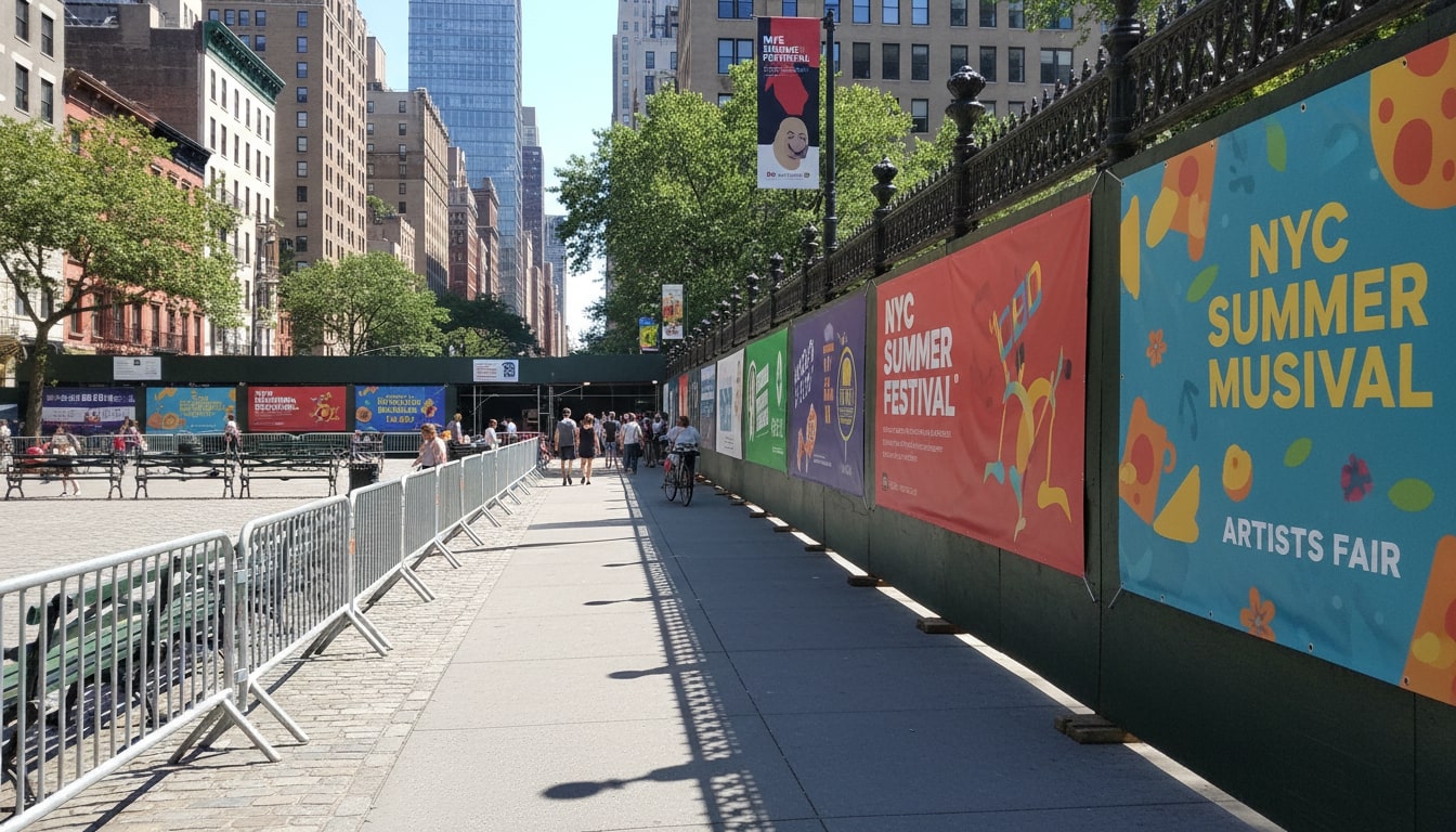 custom outdoor mesh banners nyc