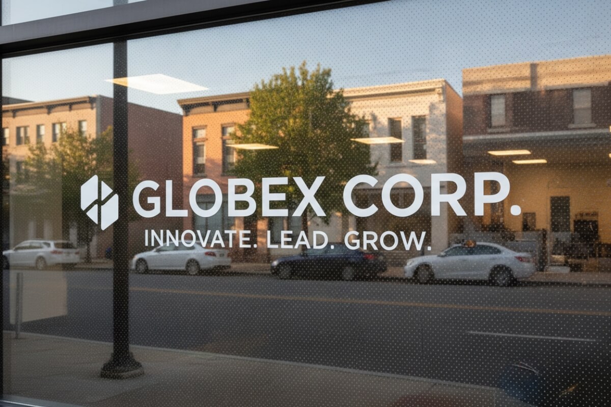 Decorative perforated window film nyc
