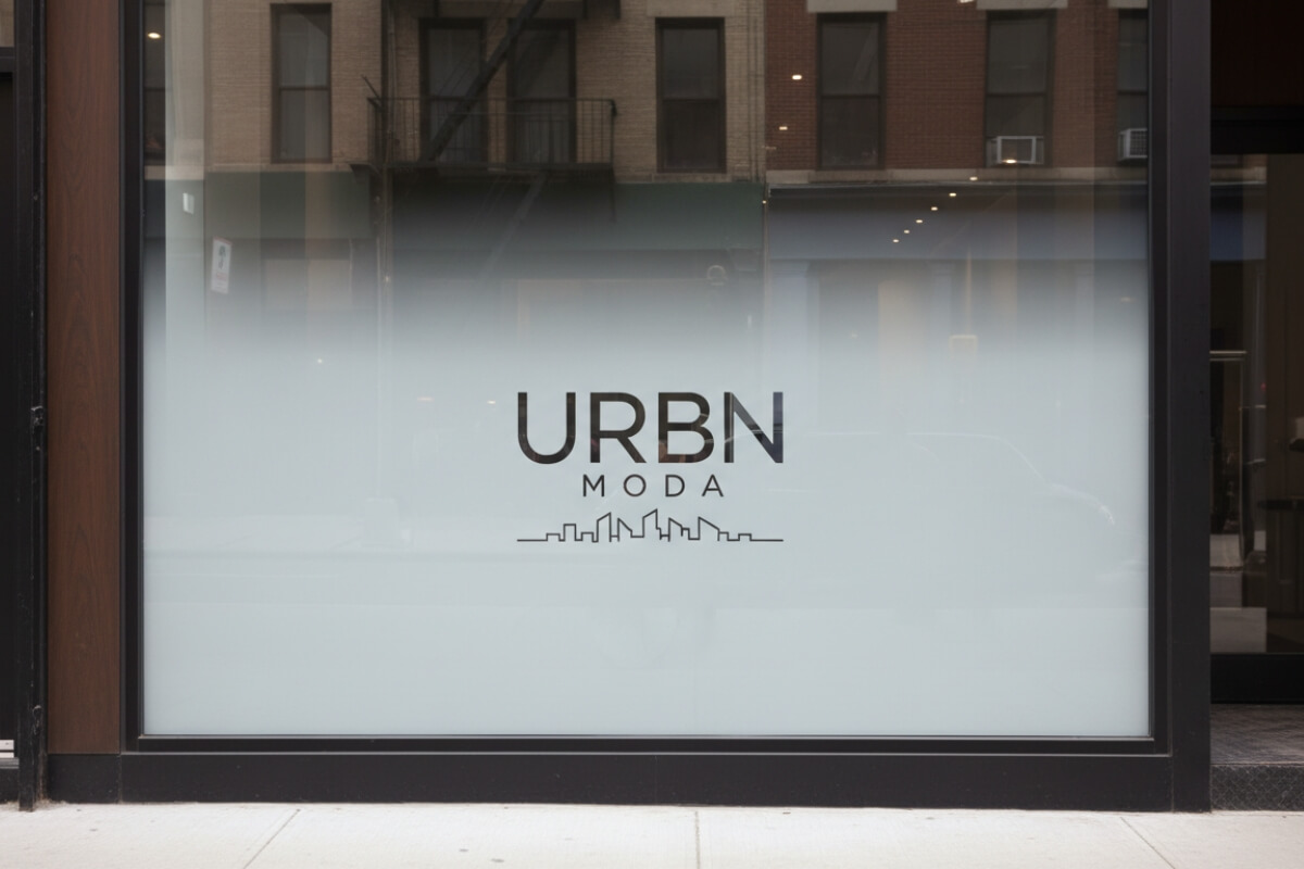 Retail storefront frosted windows nyc