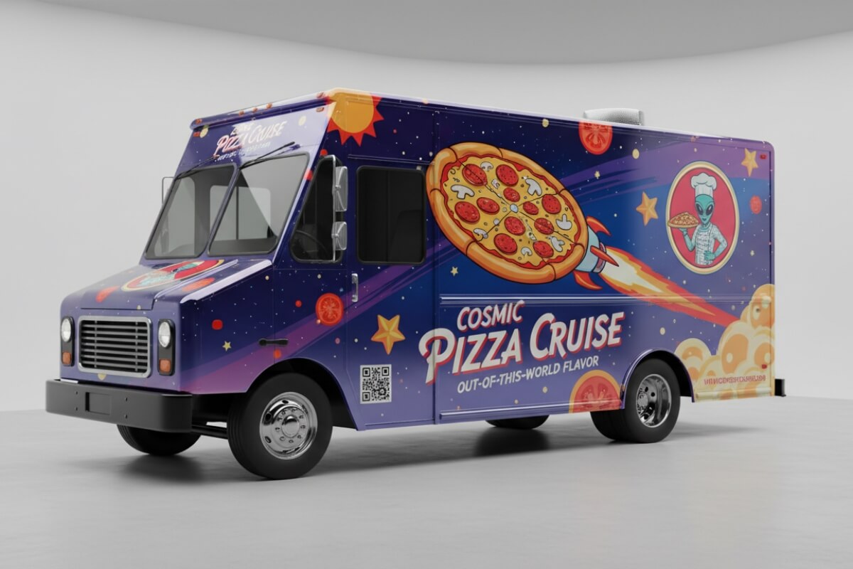 best Custom food truck wrap nyc