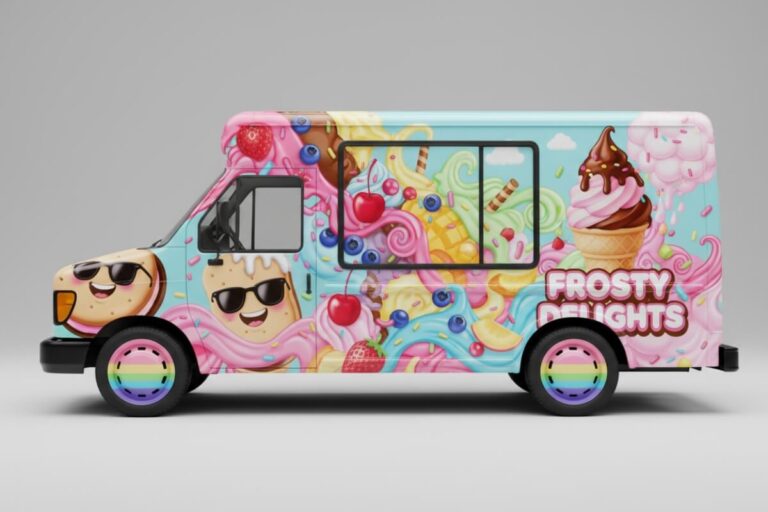 best Custom food truck wrapping