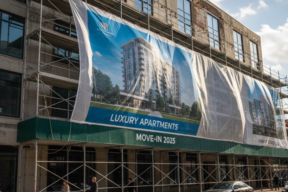 best custom Professional scaffolding signs nyc