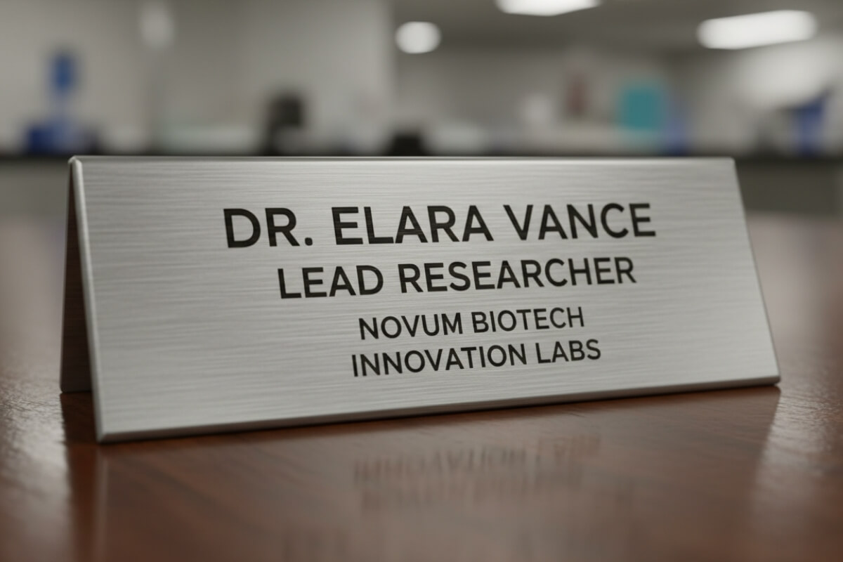 best custom tabletop signs