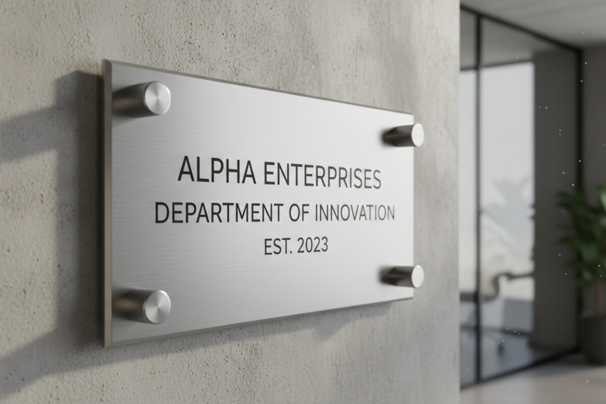 custom standoff signs