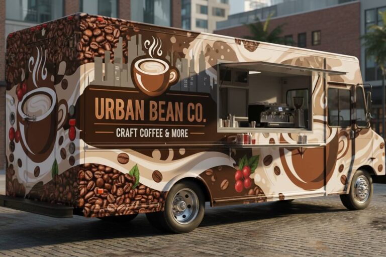 professional food truck wrap nyc